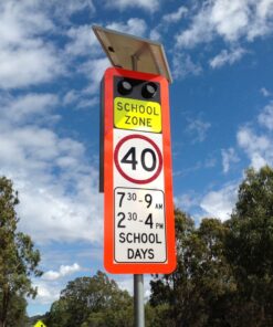 Enhanced Solar School Zone Sign 1