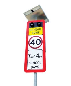 Enhanced Solar School Zone Sign